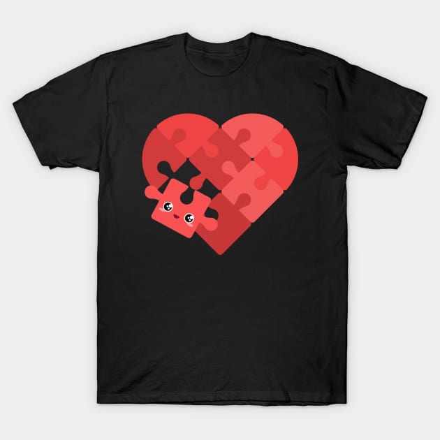 HEART - PUZZLE T-Shirt by GreatSeries